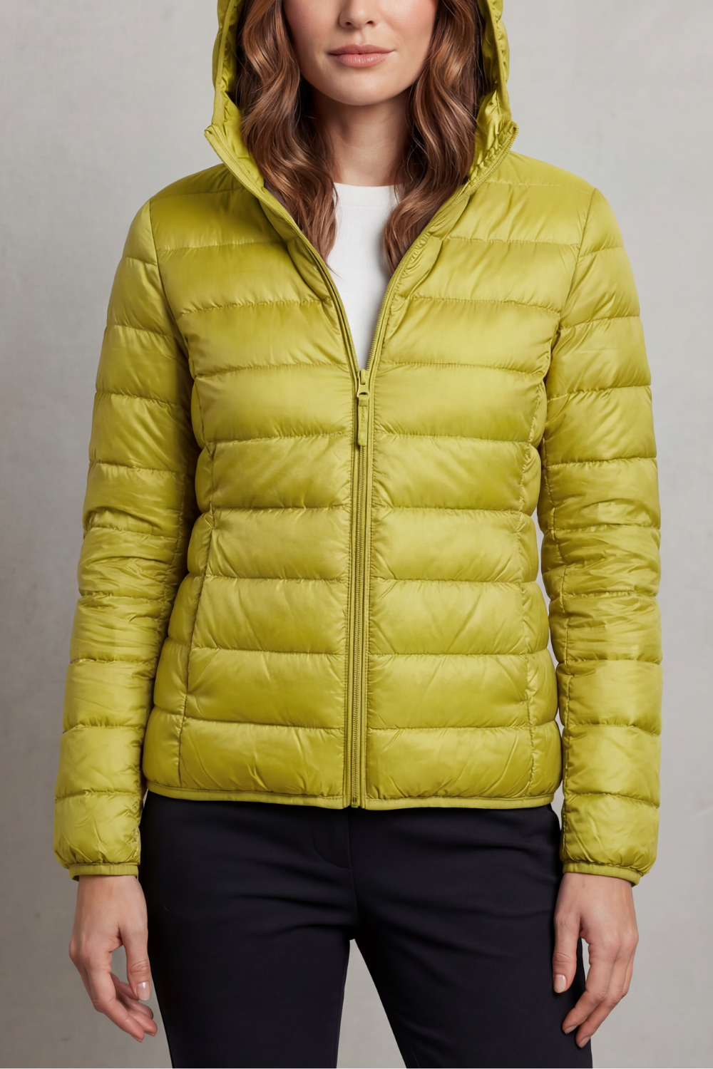 Women's lightweight packable hooded puffer jacket - view 29