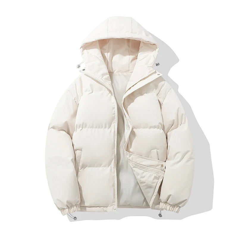 Unisex hooded cotton puffer jacket - view 13
