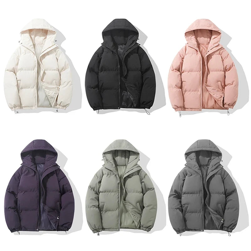 Unisex hooded cotton puffer jacket - view 11