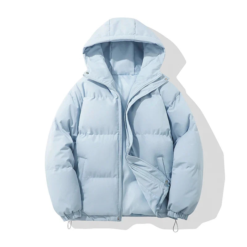 Unisex hooded cotton puffer jacket - view 15