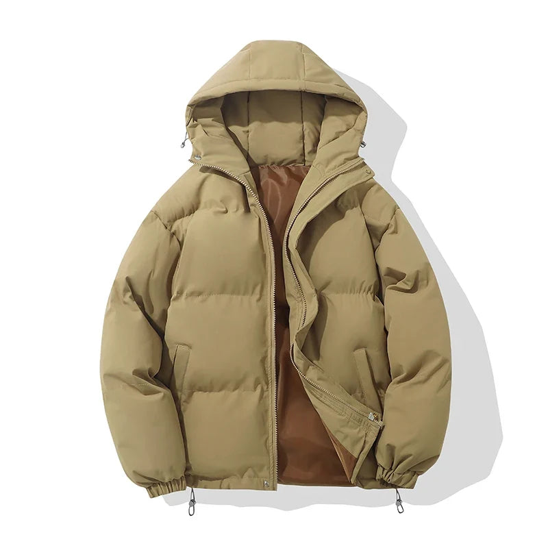 Unisex hooded cotton puffer jacket - view 9