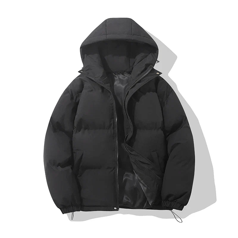 Unisex hooded cotton puffer jacket - view 14